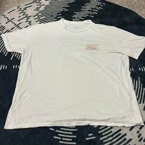 Vintage Tommy Bahama white cotton t-shirt with graphic design. Size: L
